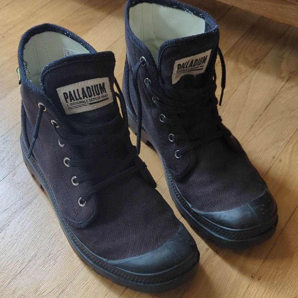 Palladium Men's Black Canvas Shoes